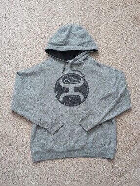 Hooey Gray Hoodie Size Medium